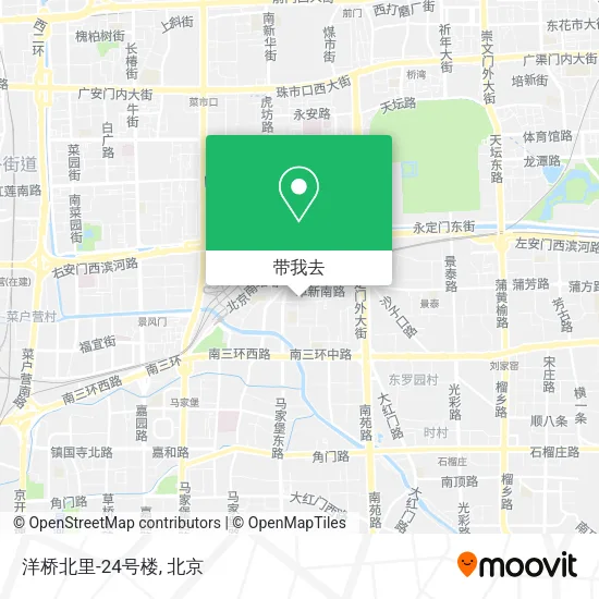 洋桥北里-24号楼地图