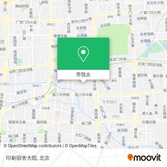 印刷宿舍大院地图