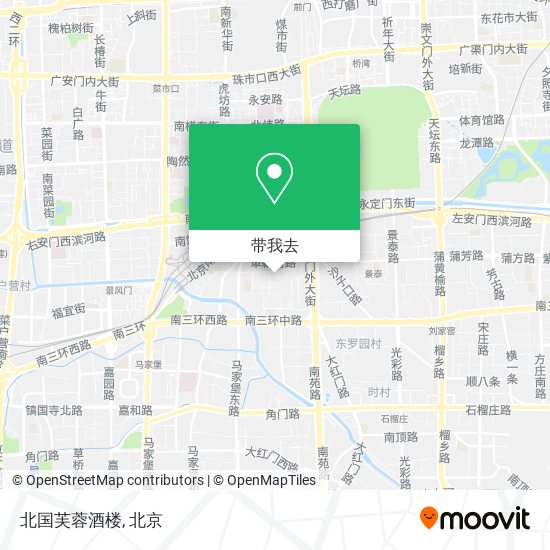 北国芙蓉酒楼地图