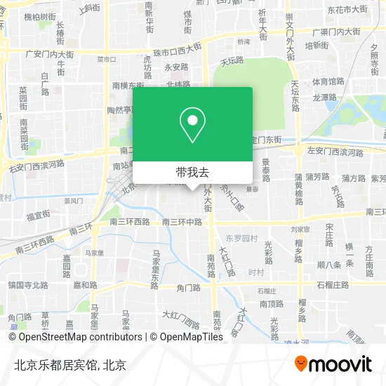 北京乐都居宾馆地图