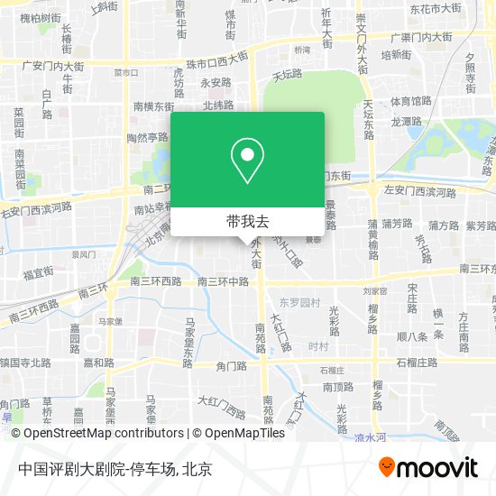 中国评剧大剧院-停车场地图