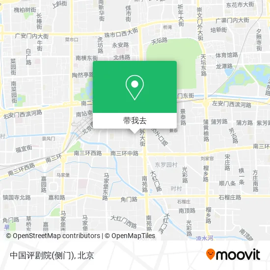 中国评剧院(侧门)地图