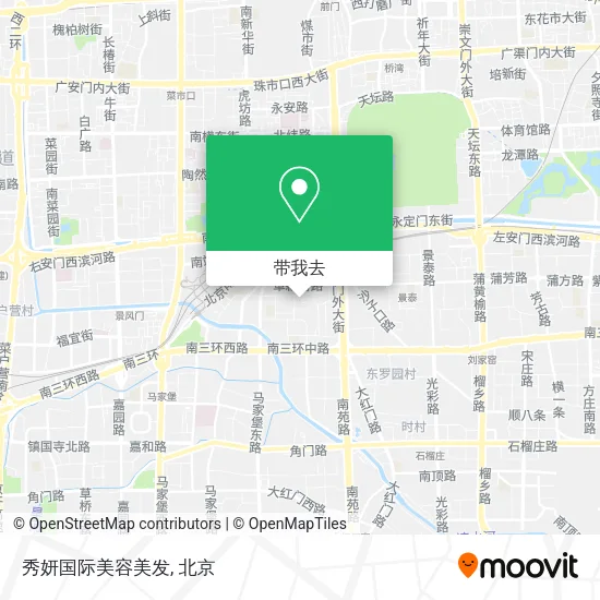秀妍国际美容美发地图
