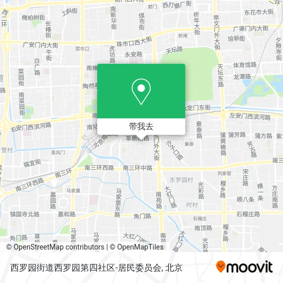 西罗园街道西罗园第四社区-居民委员会地图