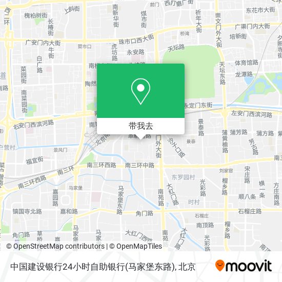 中国建设银行24小时自助银行(马家堡东路)地图