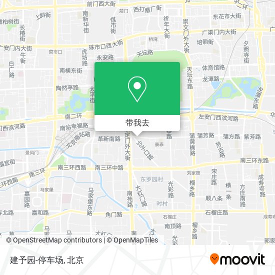 建予园-停车场地图