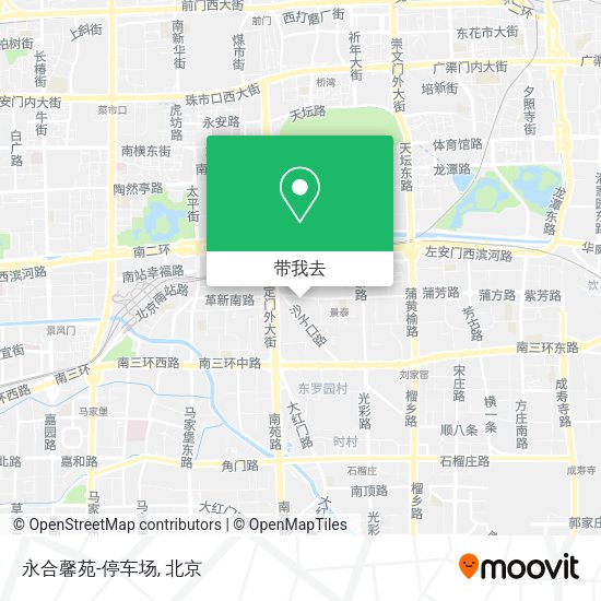 永合馨苑-停车场地图