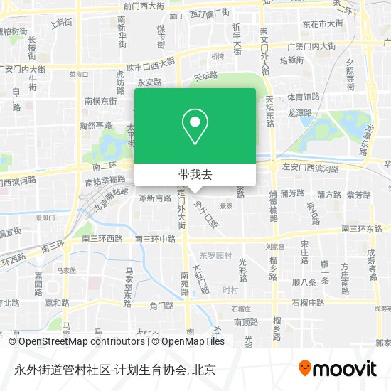 永外街道管村社区-计划生育协会地图
