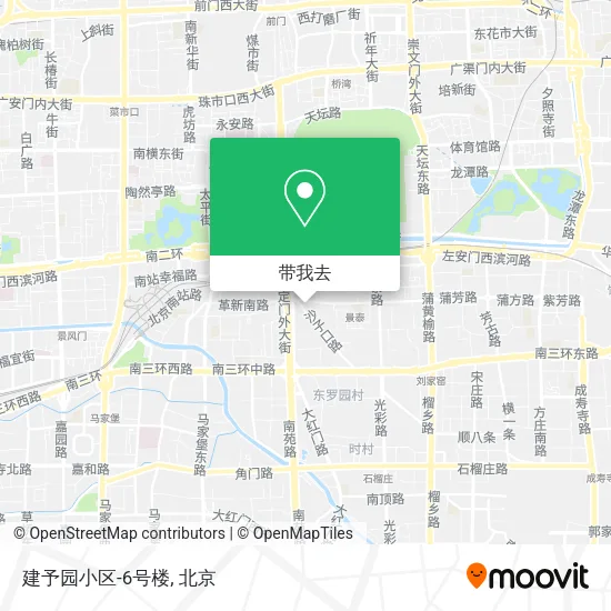 建予园小区-6号楼地图