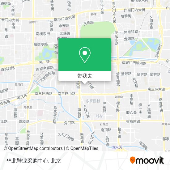 华北鞋业采购中心地图