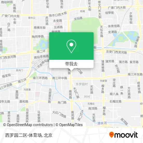 西罗园二区-体育场地图