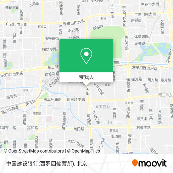 中国建设银行(西罗园储蓄所)地图