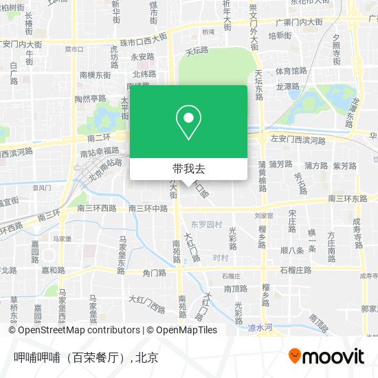 呷哺呷哺（百荣餐厅）地图