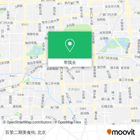 百荣二期美食街地图