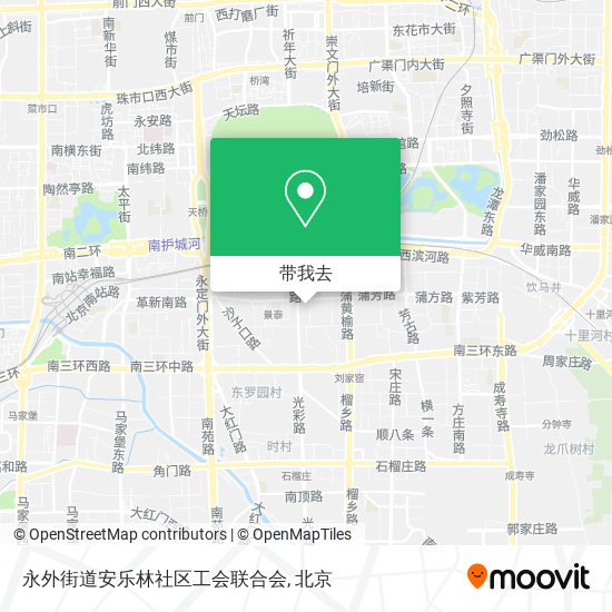 永外街道安乐林社区工会联合会地图