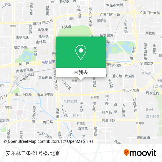 安乐林二条-21号楼地图