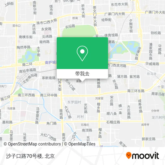 沙子口路70号楼地图