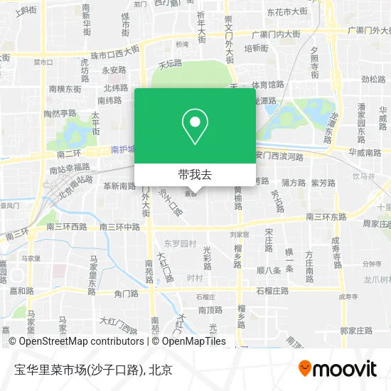 宝华里菜市场(沙子口路)地图