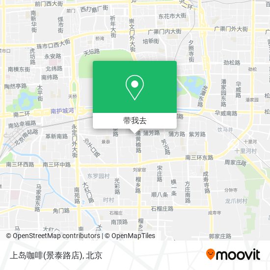 上岛咖啡(景泰路店)地图