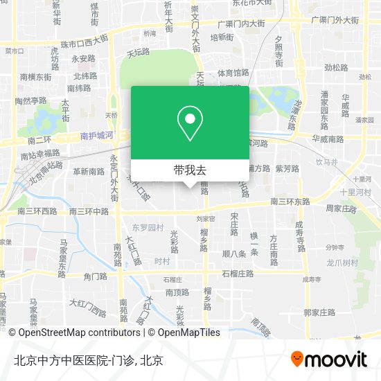 北京中方中医医院-门诊地图