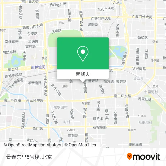景泰东里5号楼地图