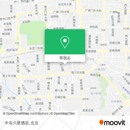 中乐六星酒店地图