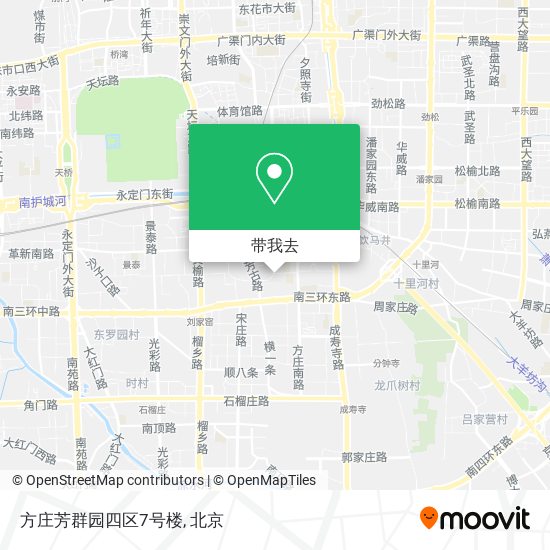 方庄芳群园四区7号楼地图