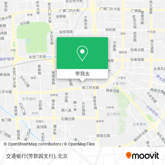 交通银行(芳群园支行)地图
