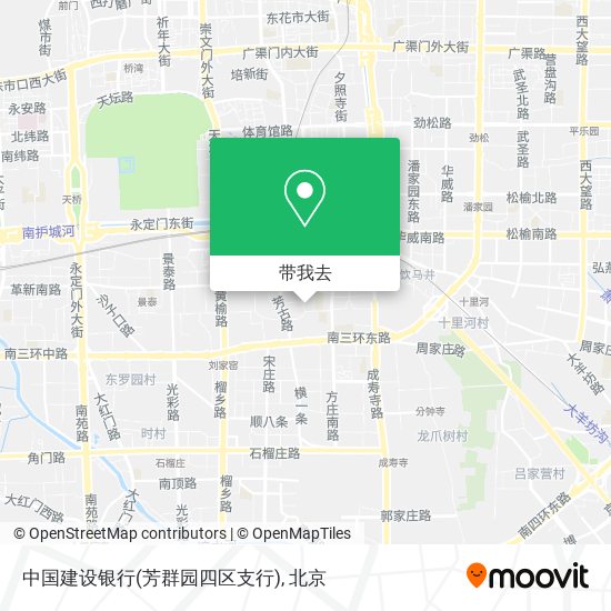 中国建设银行(芳群园四区支行)地图