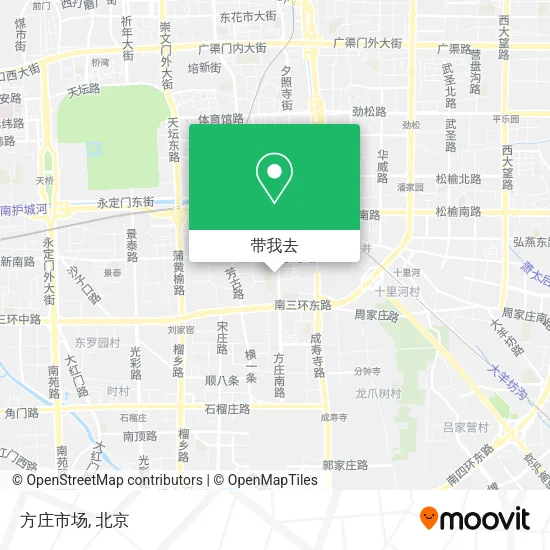 方庄市场地图
