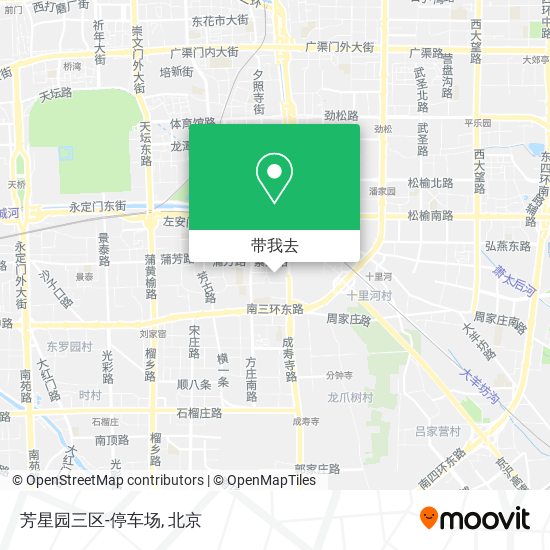 芳星园三区-停车场地图