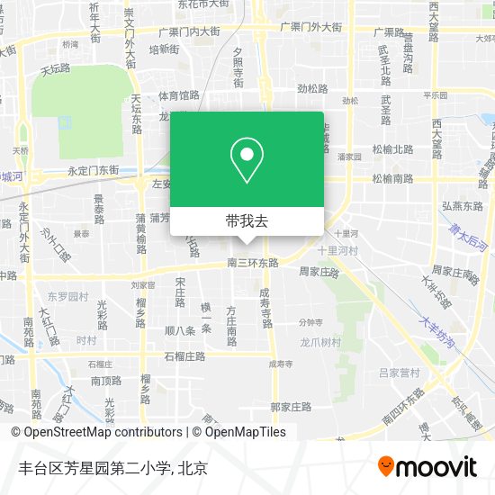 丰台区芳星园第二小学地图