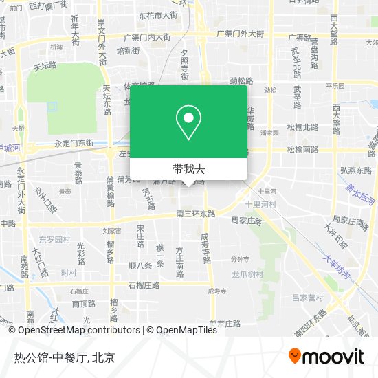 热公馆-中餐厅地图