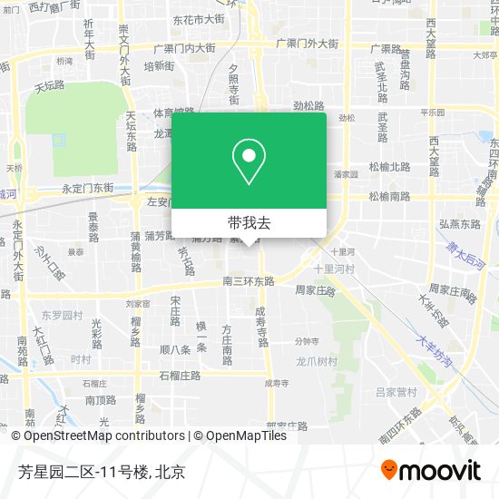 芳星园二区-11号楼地图