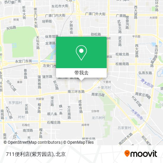 711便利店(紫芳园店)地图