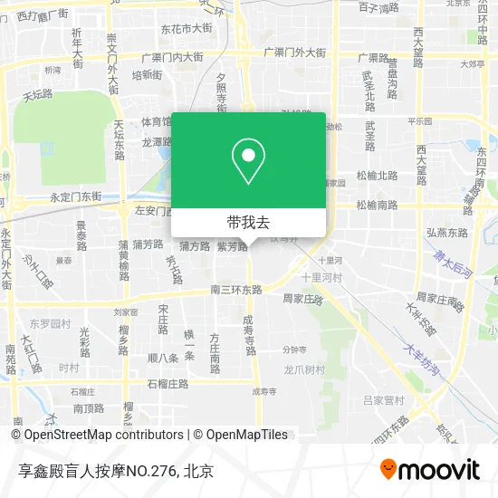 享鑫殿盲人按摩NO.276地图