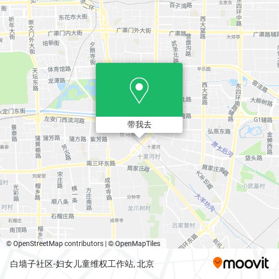 白墙子社区-妇女儿童维权工作站地图