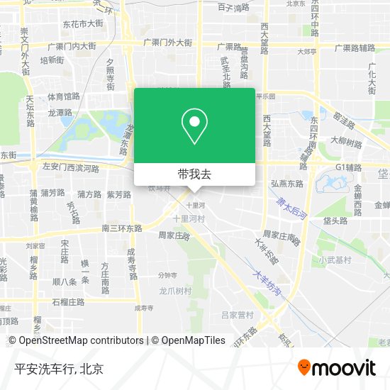 平安洗车行地图