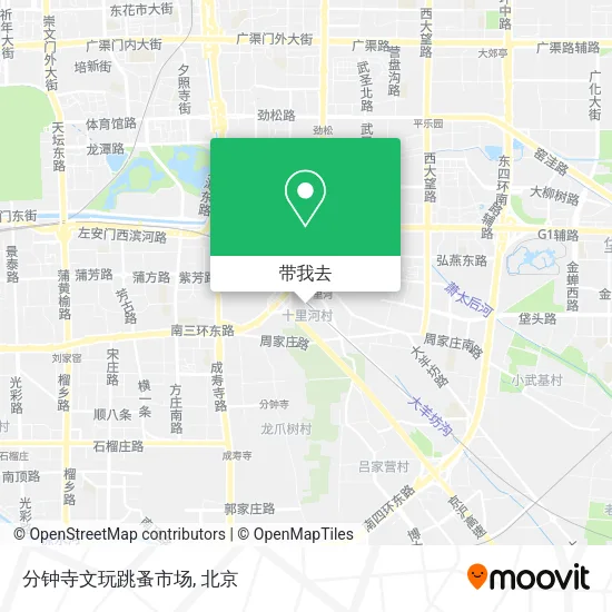 分钟寺文玩跳蚤市场地图