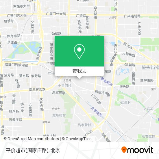 平价超市(周家庄路)地图
