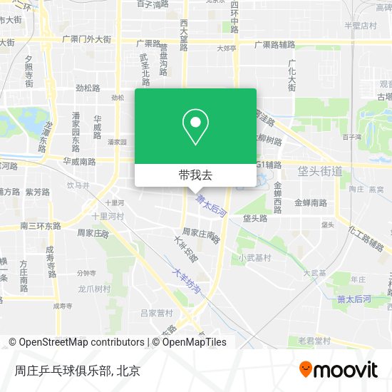 周庄乒乓球俱乐部地图