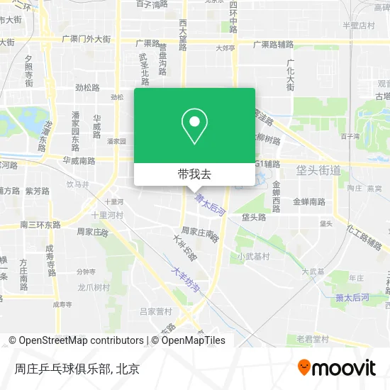 周庄乒乓球俱乐部地图