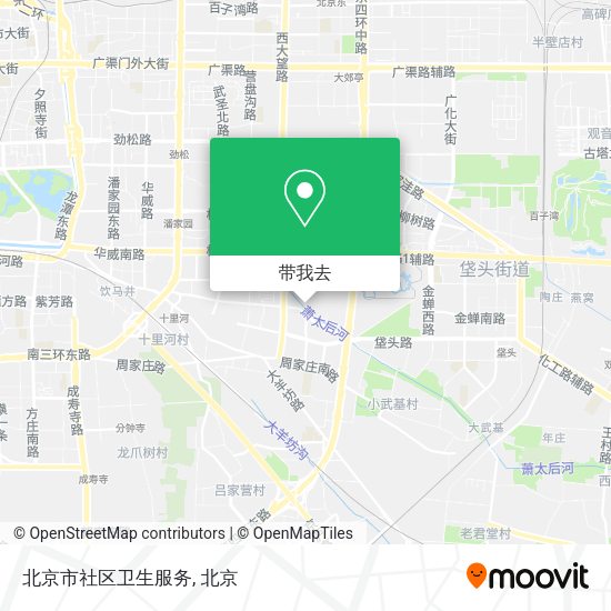 北京市社区卫生服务地图