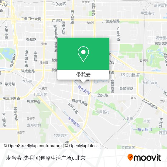 麦当劳-洗手间(铭泽生活广场)地图
