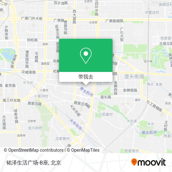 铭泽生活广场-B座地图