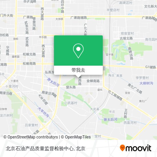北京石油产品质量监督检验中心地图