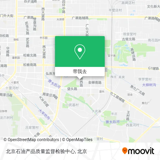 北京石油产品质量监督检验中心地图