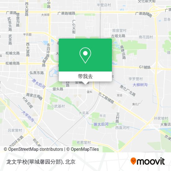 龙文学校(翠城馨园分部)地图