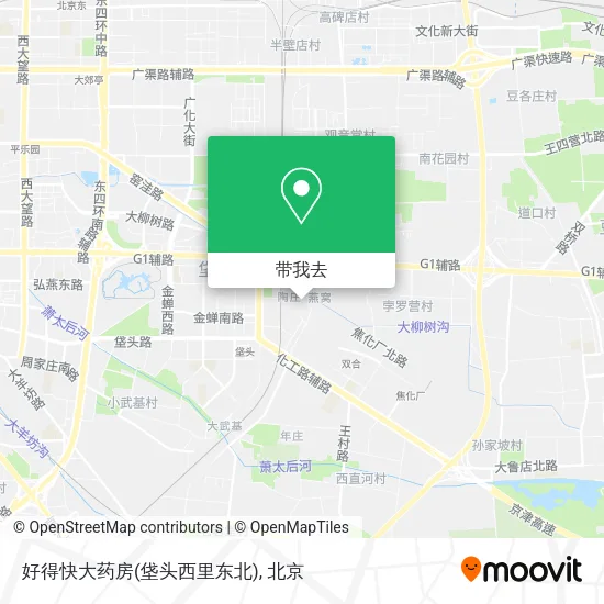好得快大药房(垡头西里东北)地图