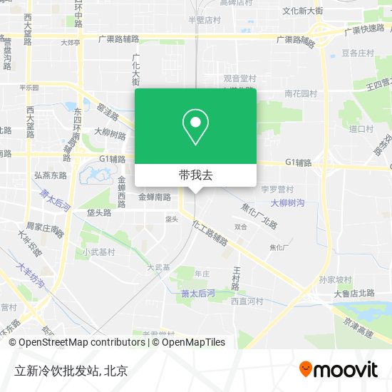 立新冷饮批发站地图